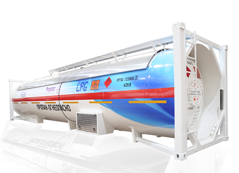 Контейнер-цистерна КЦ-44/1,8 для неохлажденных сжиженных газов (СУГ)