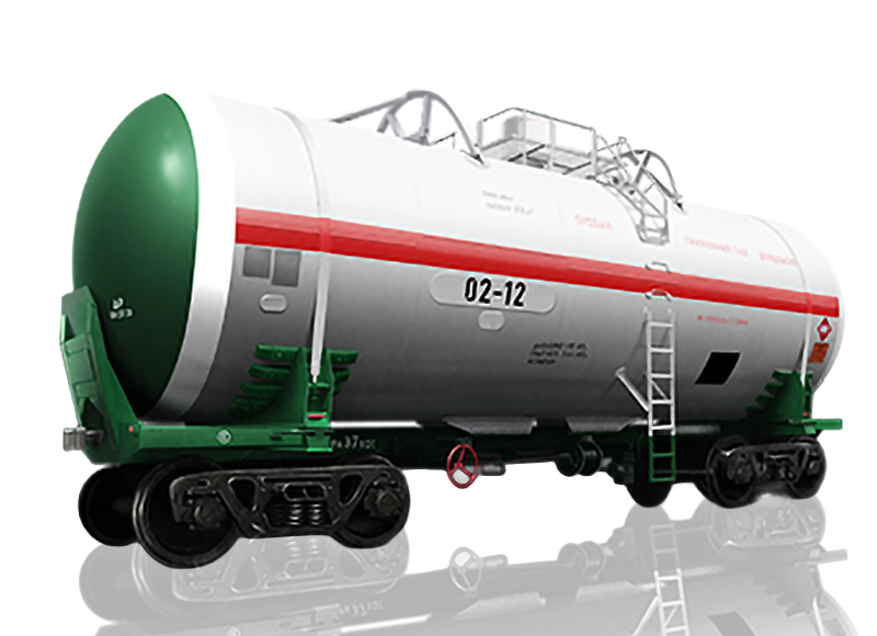 Железнодорожная цистерна 15-588-01 для перевозки и хранения СУГ
