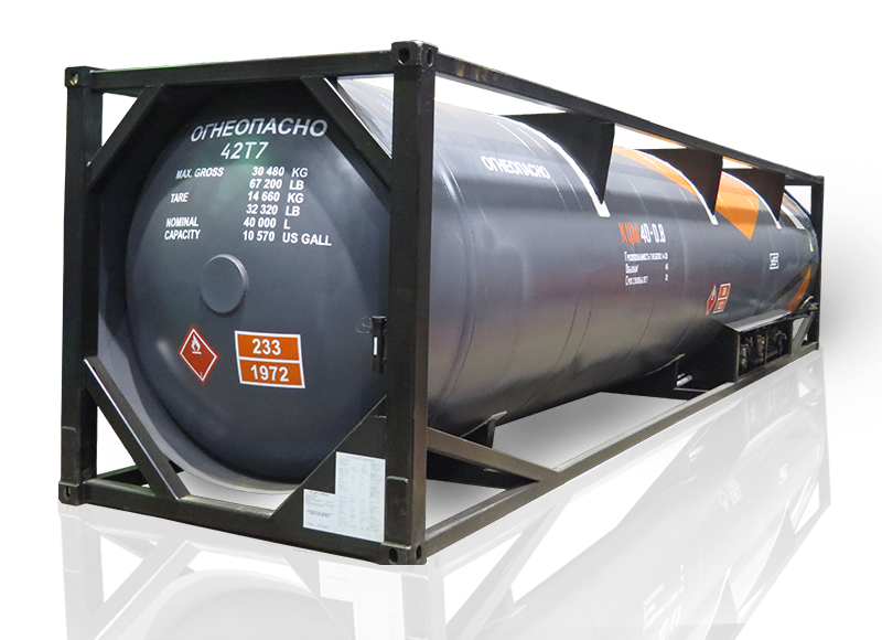 Контейнер-цистерна КЦМ-40/0,7HC для сжиженного природного газа (СПГ)