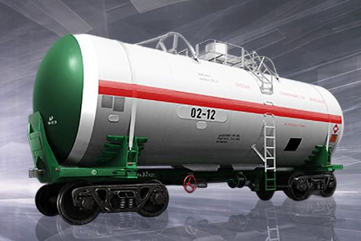 Железнодорожная цистерна 15-588-01 для перевозки и хранения СУГ