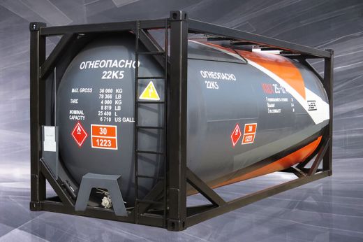 Контейнер-цистерна КЦХ-25/0,4 для химических продуктов